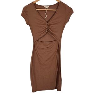 See You Monday Chocolate Mini Dress Size Small